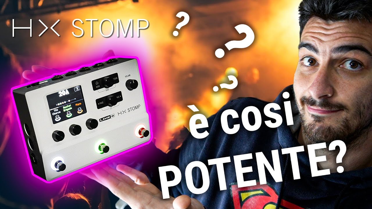 La POTENZA di HELIX in formato MINI - LINE 6 HX STOMP - CittadellaMusica.org