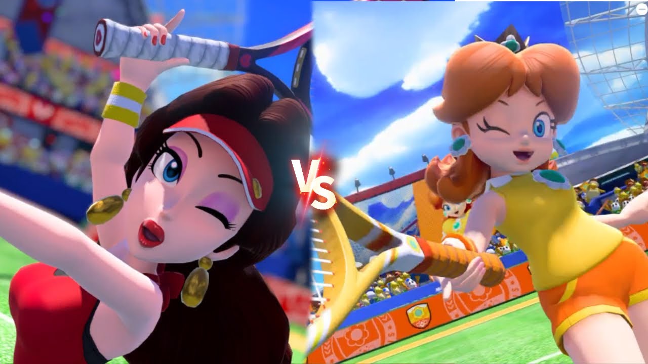 Mario Tennis Aces | Pauline vs Daisy