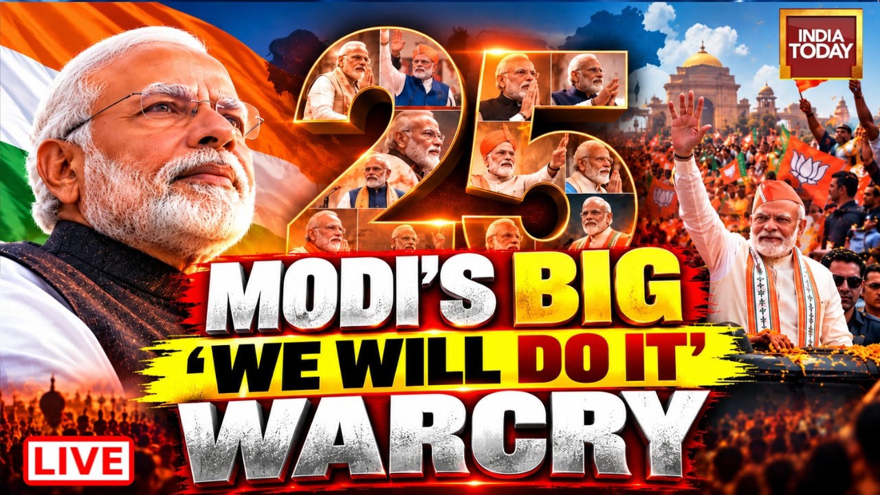 PM Modi Live: PM Modi Speech Live | PM Modi's Big 'We Will Do It' Warcry | PM Modi News| India Today
