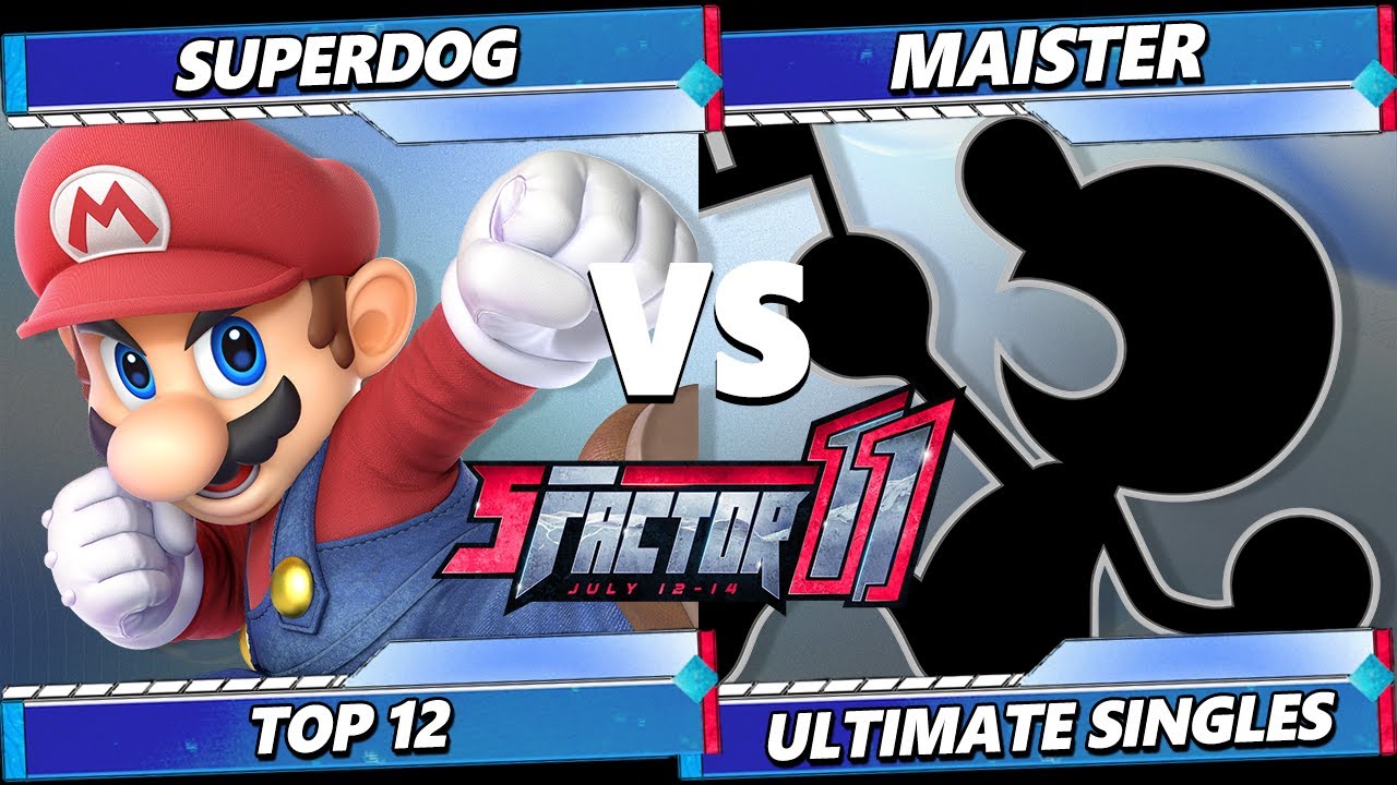 S Factor 11 - SuperDog (Mario) Vs. Maister (Game & Watch) Smash Ultimate - SSBU
