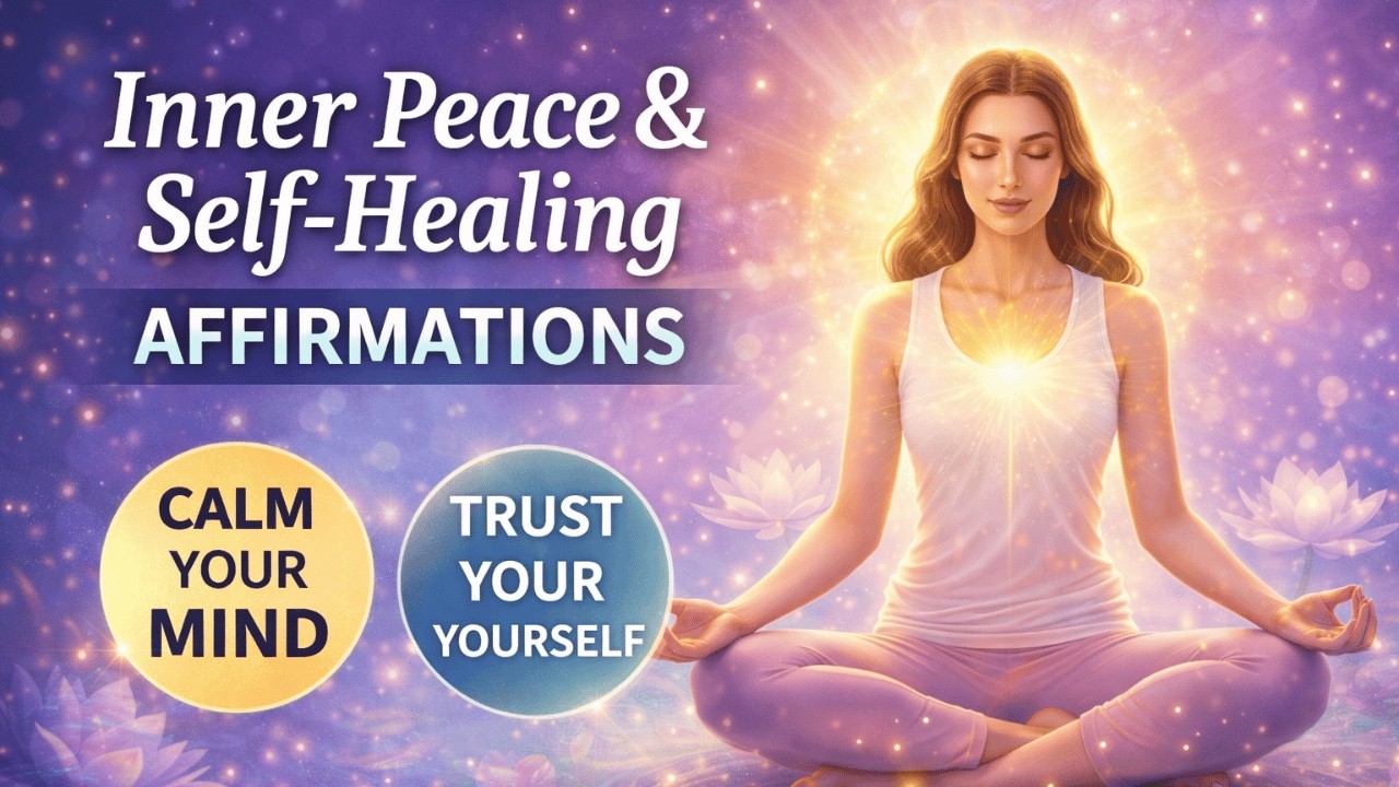 Powerful Inner Peace Affirmations | Heal From Within | Calm Mind, Balanced Soul