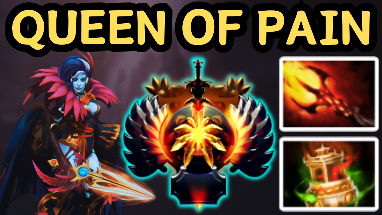 🔥 QUEEN OF PAIN OFFLANE = SCREAM + BURST = DEAD 😂 | DOTA 2 🔥