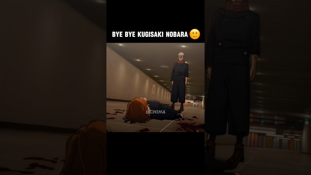 Kugisaki Nobara Death Scene 🥲 #anime #jujutsukaisen #nobara