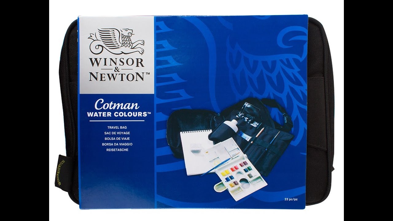 Cotman Travel Bag Unboxing (Watercolor supplies)