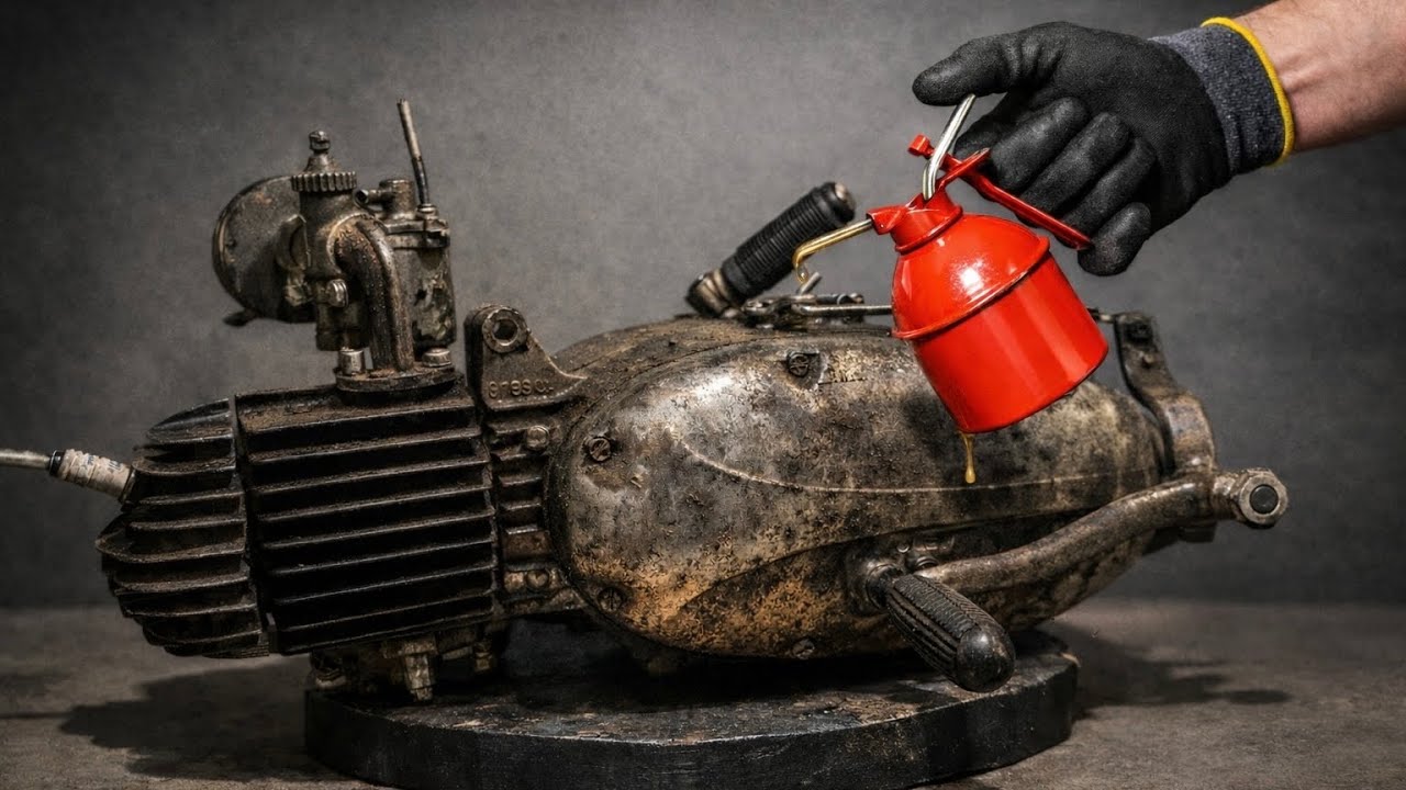 MOTORCYCLE ENGINE RESTORATION FROM SCRATCH - Jawa 555 Pt.1