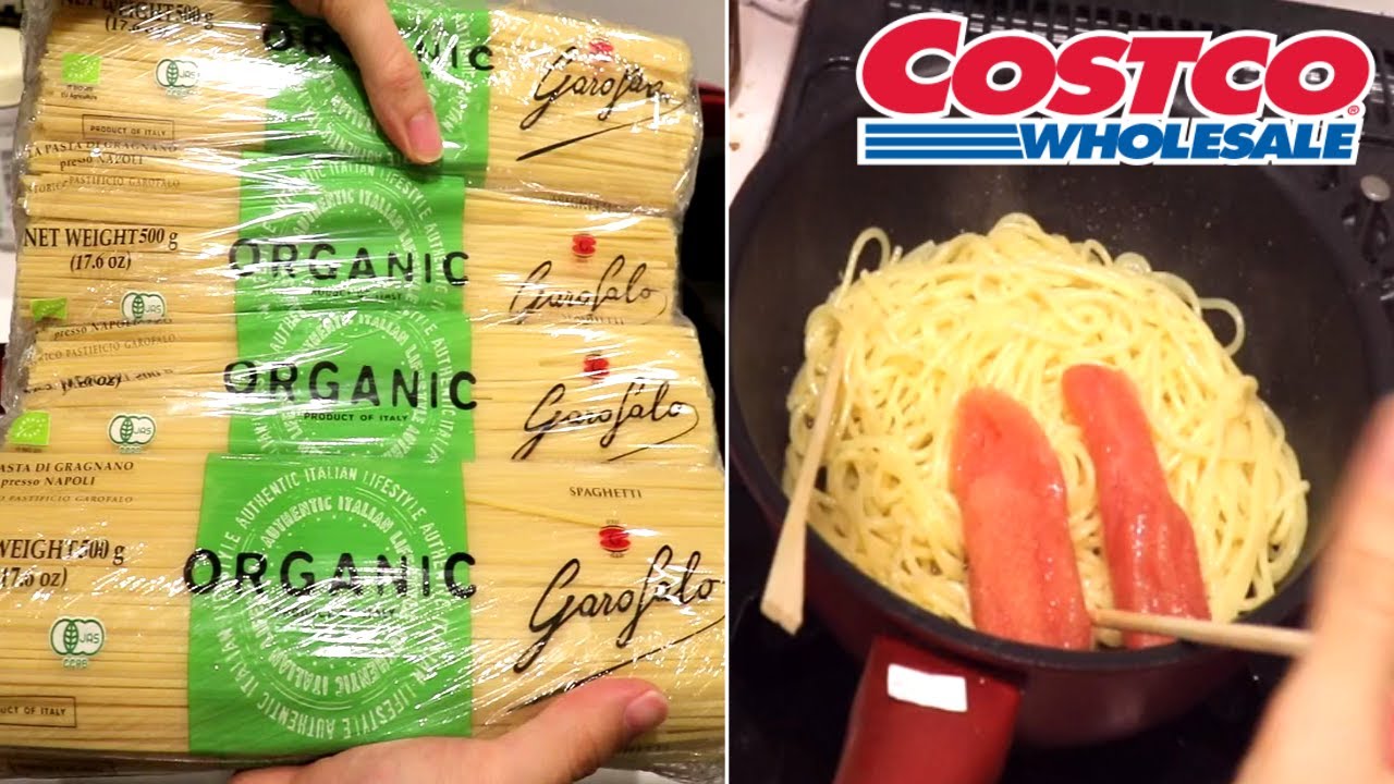 コストコのパスタ麺で、最強たらこパスタを作る