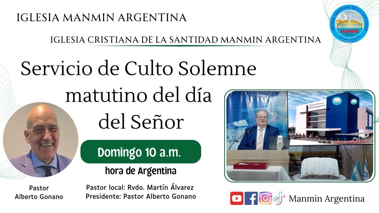 Servicio de Culto Solemne Matutino del Día del Señor. Mensaje: Prioridad Divina Sobre La Humana