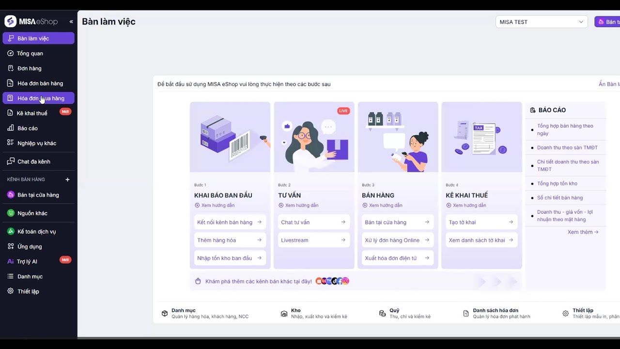 VIDEO RECORD - Hướng dẫn PM bán hàng Misa Eshop - Chuỗi Bỉm Sữa (14/01/2026)