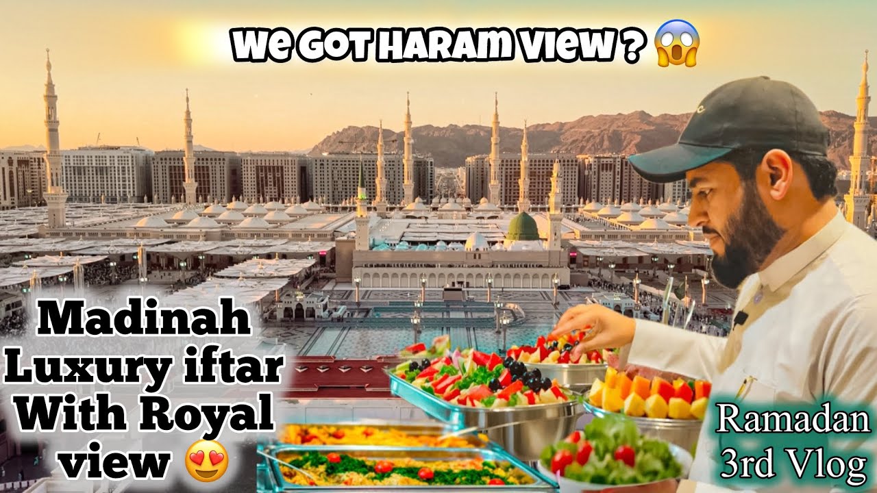 The world&rsquo;s most luxurious Iftar? | Iftar with a view of the Masjid E Nabawi | Zamzam Pullman Madina