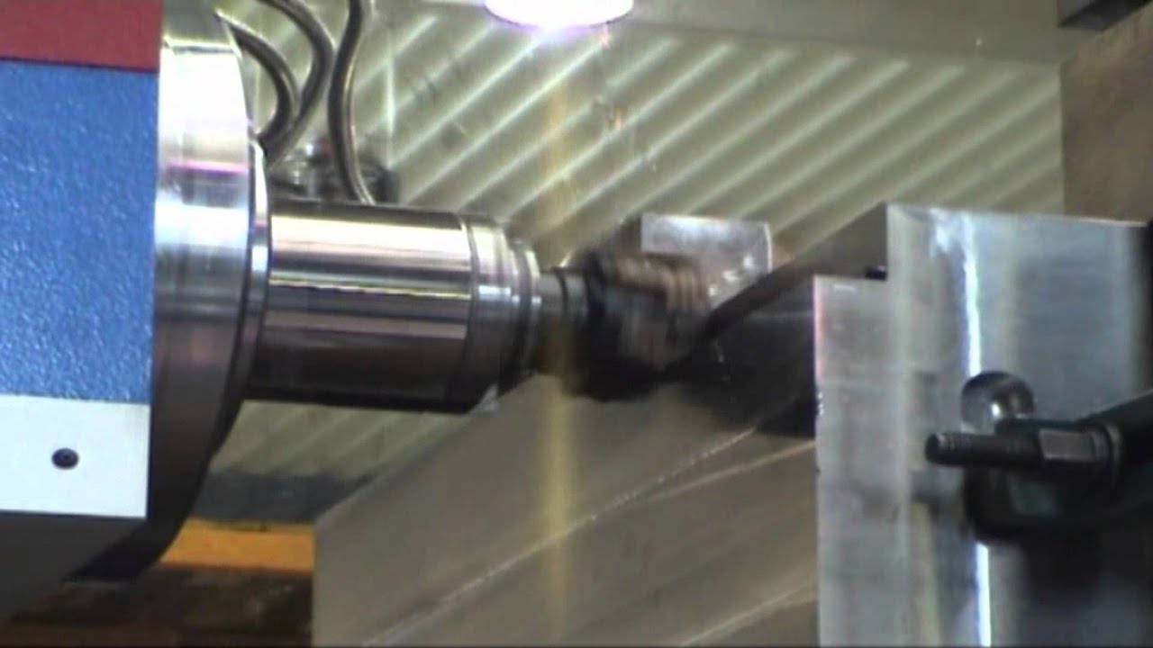 FERMAT Table Type Horizontal Boring Machine WFT 13 CNC - Removing Chip