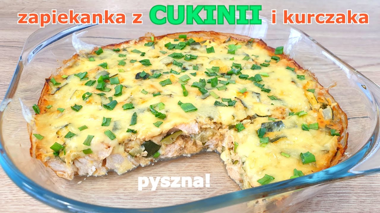 Безумно вкусная запеканка из кабачков и курицы 👌 кабачки еще вкуснее 👍 вкусный ужин
