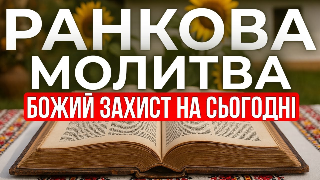 🛡️ Ця молитва захистить вас від усякого зла | Слухайте щоранку