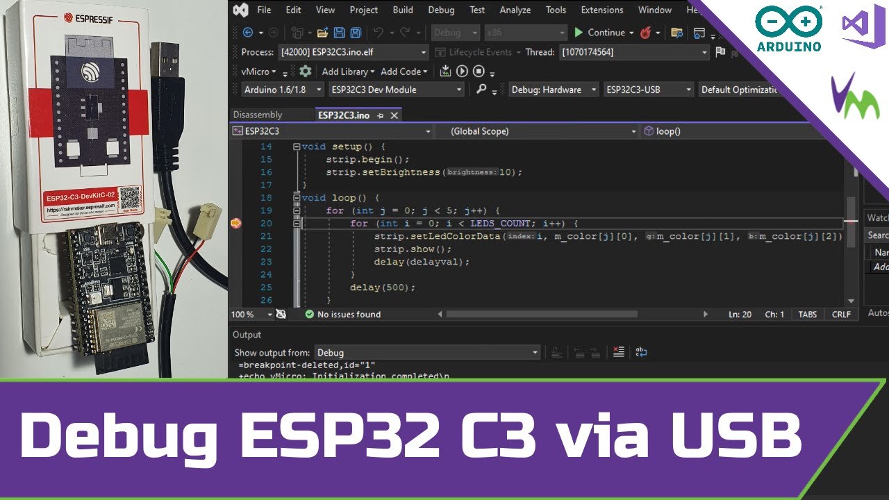 Debug ESP32-C3 via USB (No External Probe Needed)
