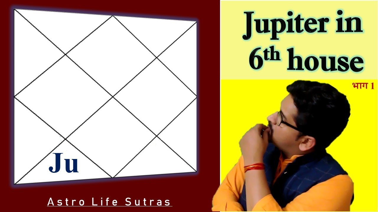 गुरु 6 भाव में | बृहस्पति छठे भाव में | Jupiter in 6th house | Nitin Kashyap