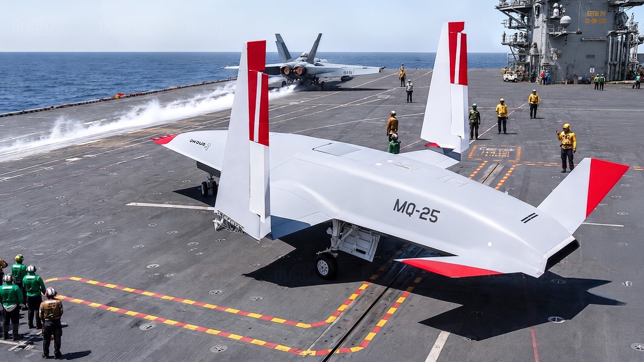 US Navy Tests Its Brand-New Billion-Dollar Futuristic Tanker Drone in the Middle of the Ocean