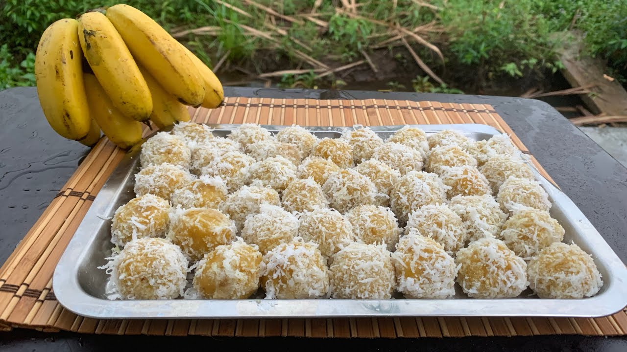 Kuih Onde-Onde Ode Pisang Buah Melaka ~ Sukatan Cawan