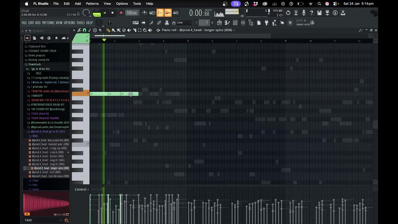 making beats cos im bored