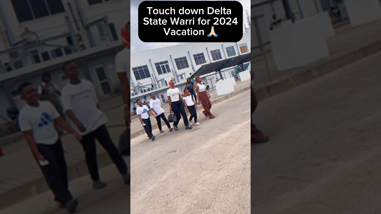 Touch down delta state Warri let the vacation begin let&rsquo;s go #realwarripikin #vacation