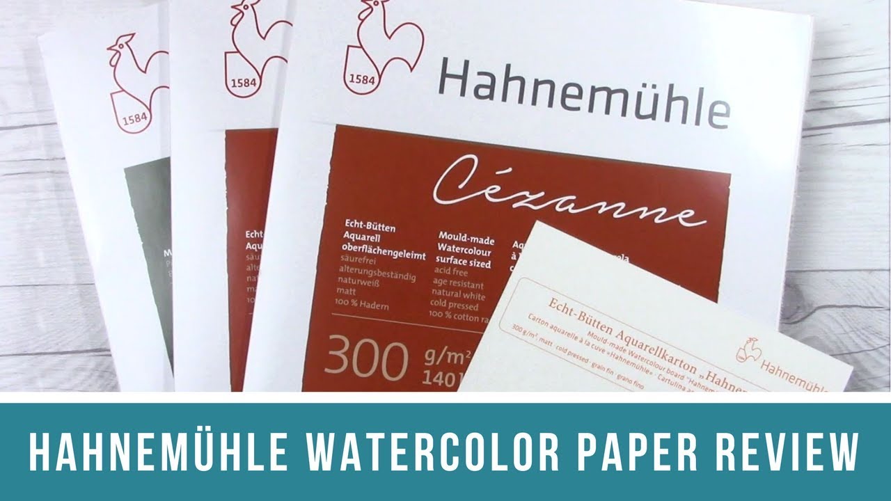 Акварельная бумага Hahnemühle | Обзор бумаг Cézanne, Turner, Bamboo и Hahnemühle300