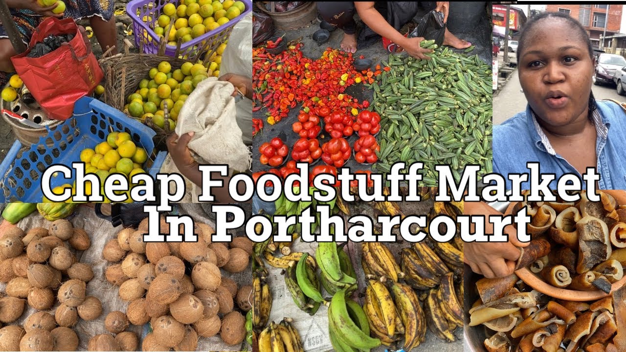 10,000 naira($6.5) Worth Of Foodstuff In Portharcourt’s Cheap Farmer’s Market