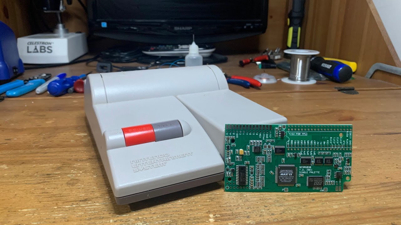 Обновления NES Toploader в 2022 году! Установка и тестирование мода NESRGB от Тима Уортингтона!