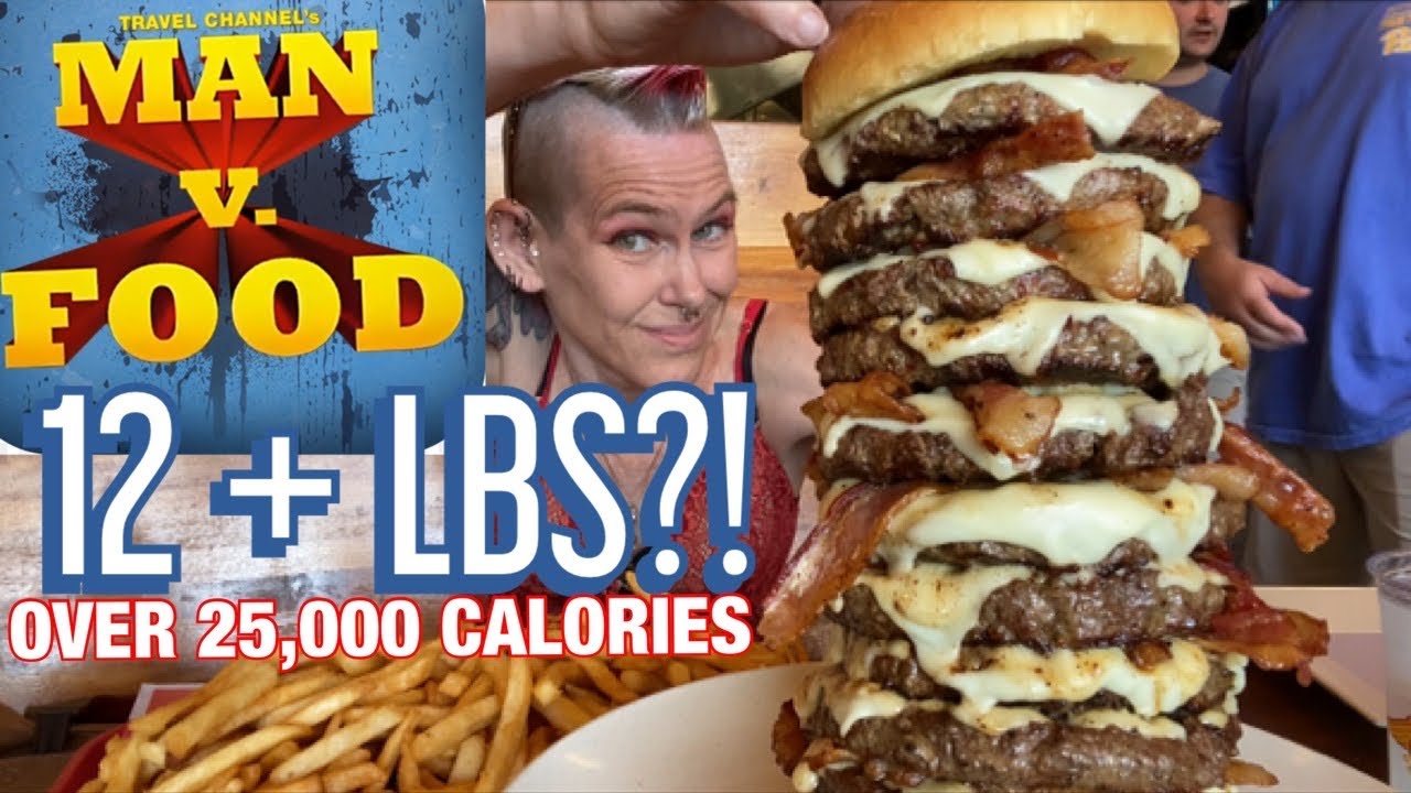 IMPOSSIBLE 12 LB MONSTER BURGER CHALLENGE AT EAGLES DELI | MAN VS FOOD | NEW RECORD?!?| MOM VS FOOD