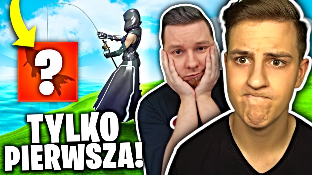 🐟 TYLKO PIERWSZA ZŁOWIONA RYBKA w FORTNITE CHALLENGE z MANOYEK