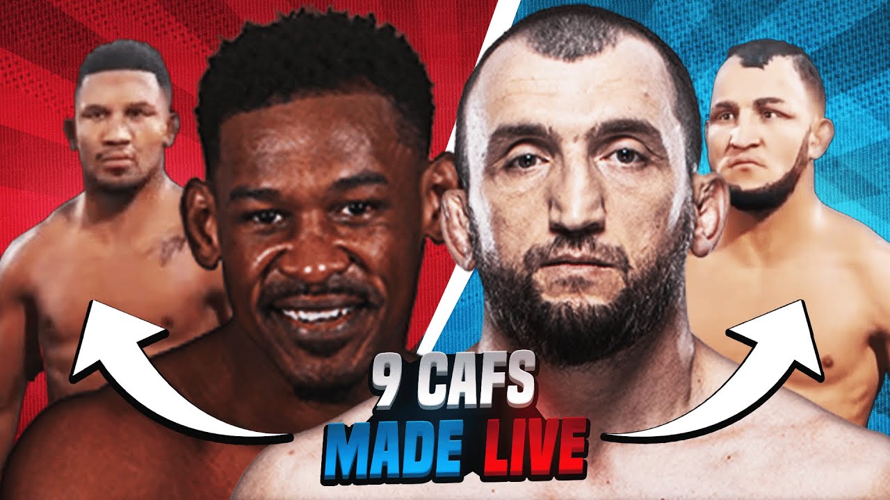 Create A Fighter LIVE - Speed CAF Challenge (UFC 4 CAF Formula)