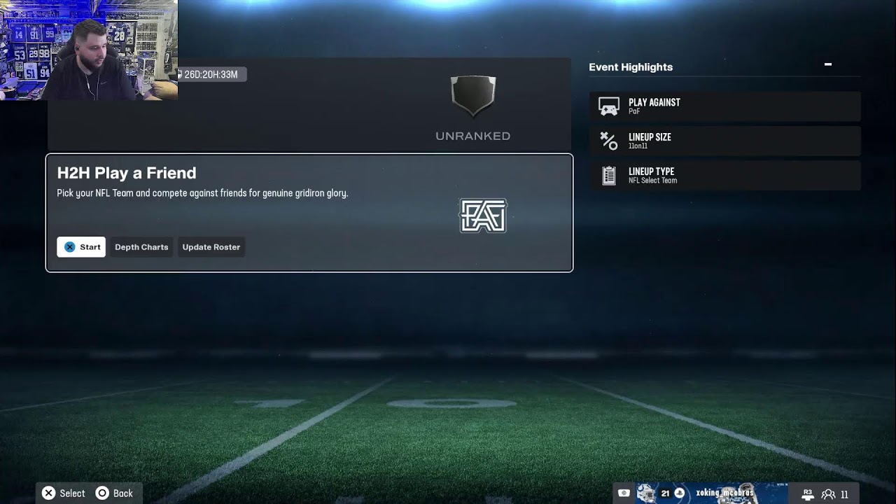 [MADDEN NFL EN ESPAÑOL]  STREAM CORTITO QUE HOY SE ENTRENA!