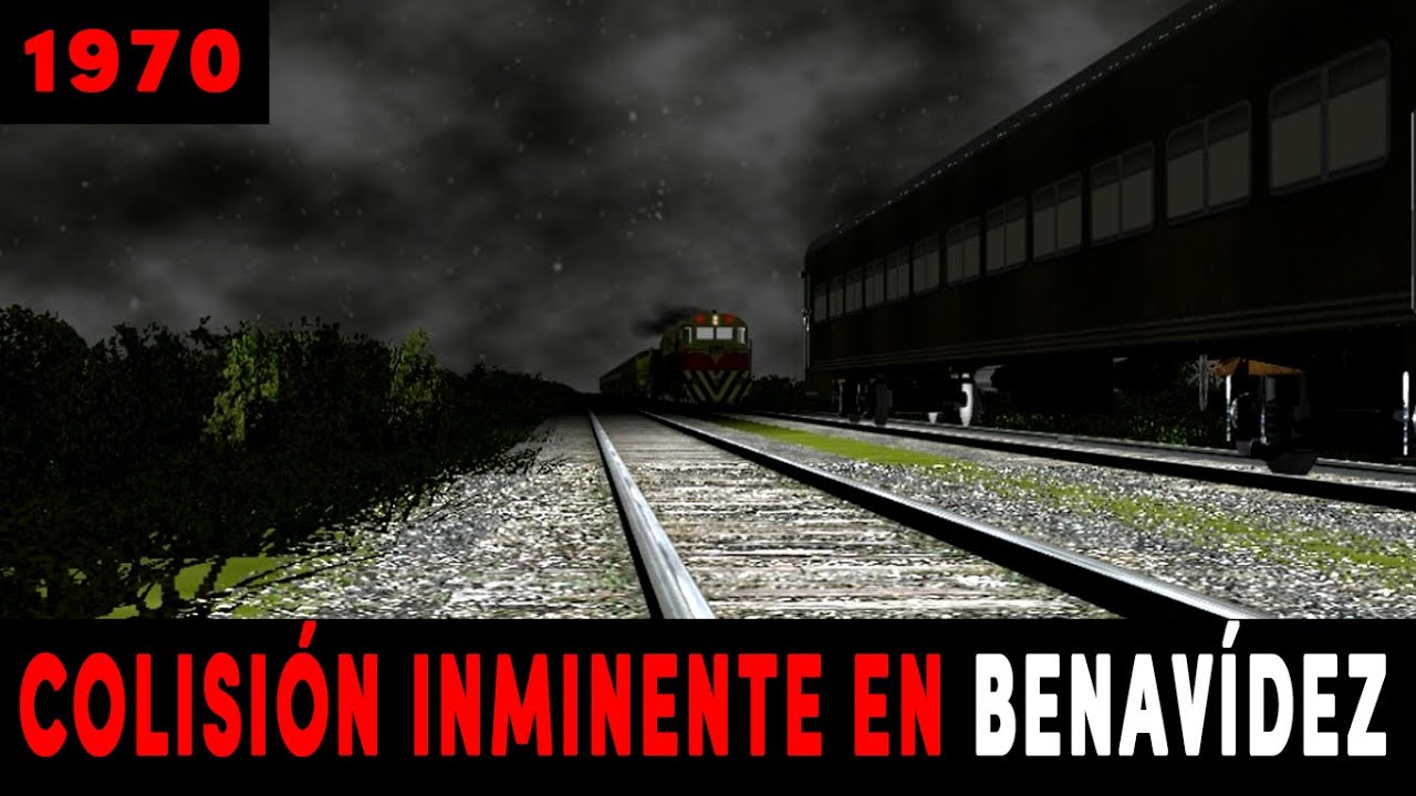 Colisión inminente - Accidente ferroviario en Benavídez de 1970 (Reconstrucción)