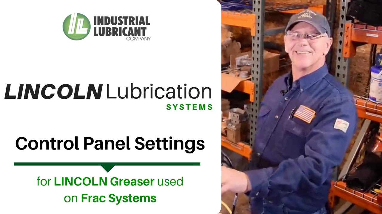 Lincoln Lubricator - Control Panel Settings