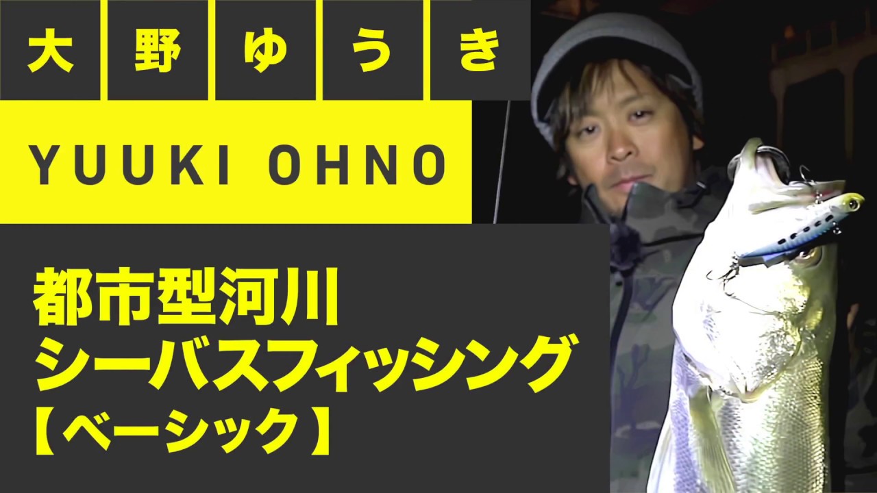【DAIWA公式】大野ゆうき　秋のシーバスハイシーズン！　湾奥河川攻略