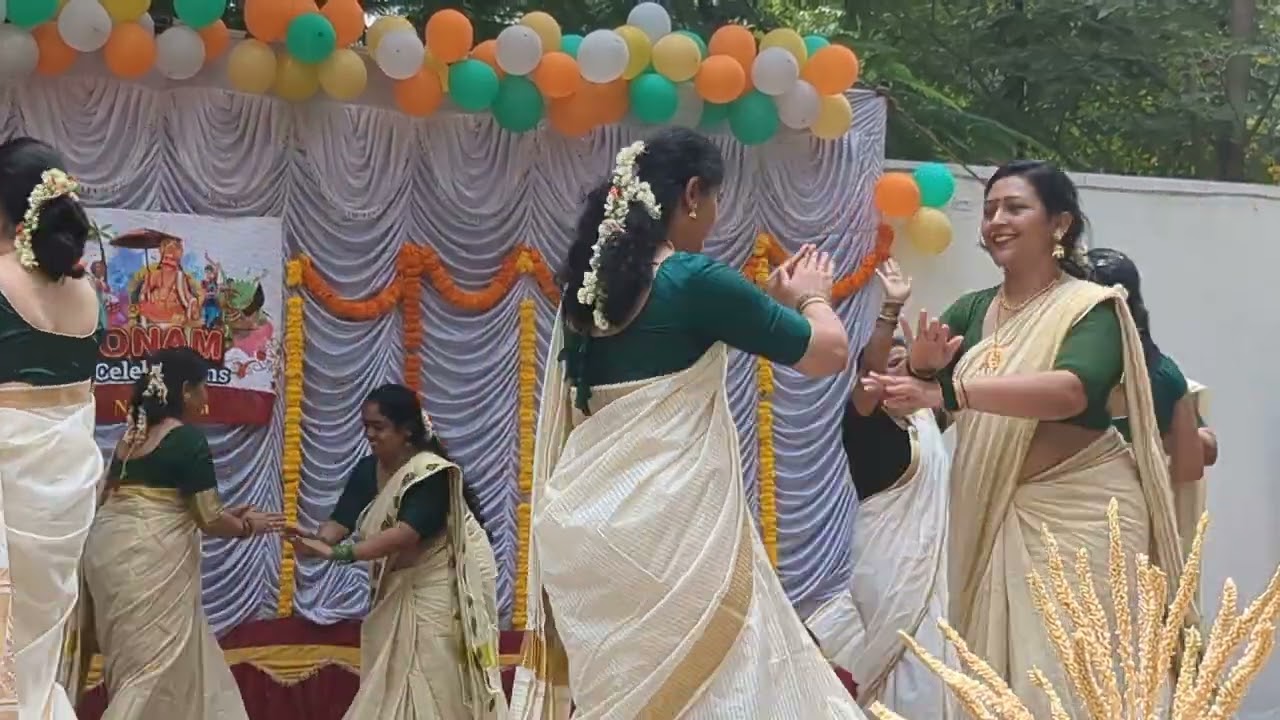 Swagatika and Sonalika  Performing in Onam Celebration @ N D PASSION 2023