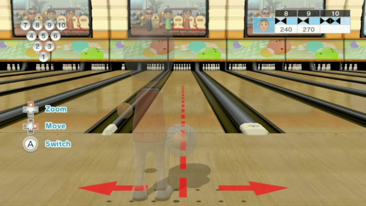 Wii Sports Club - Bowling: 10-Pin Perfect Game (New Wii U Capture Test)