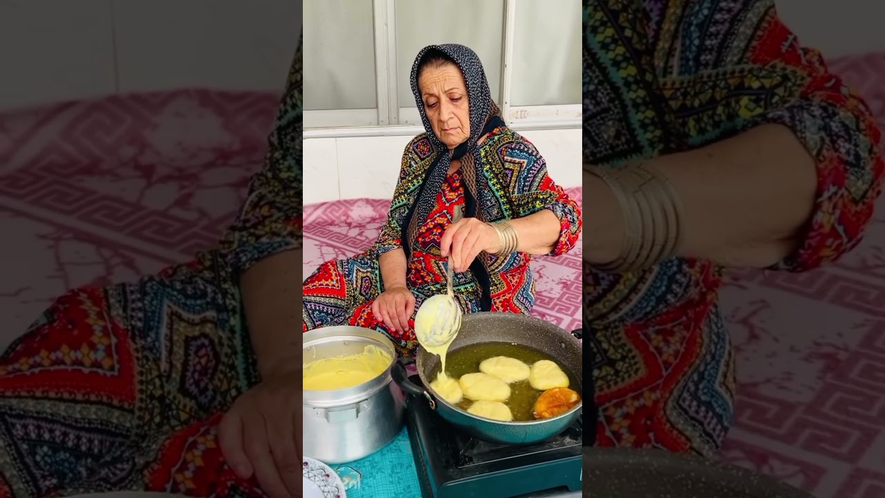 Homemade Northern Iranian &ldquo;Qatleme&rdquo; (Traditional Local Bread)