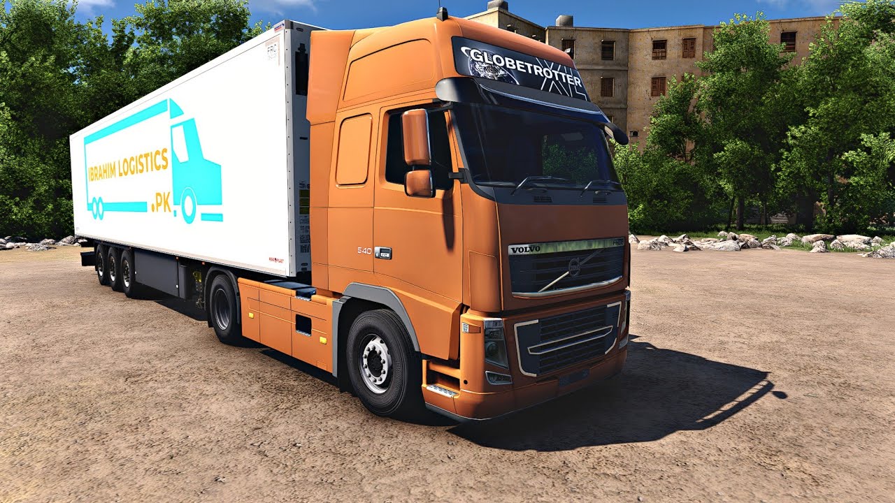VOLVO FH5 GLOBETROTTER XL - TRANSPORT OF SMOKED SPRATS #eurotrucksimulator2 