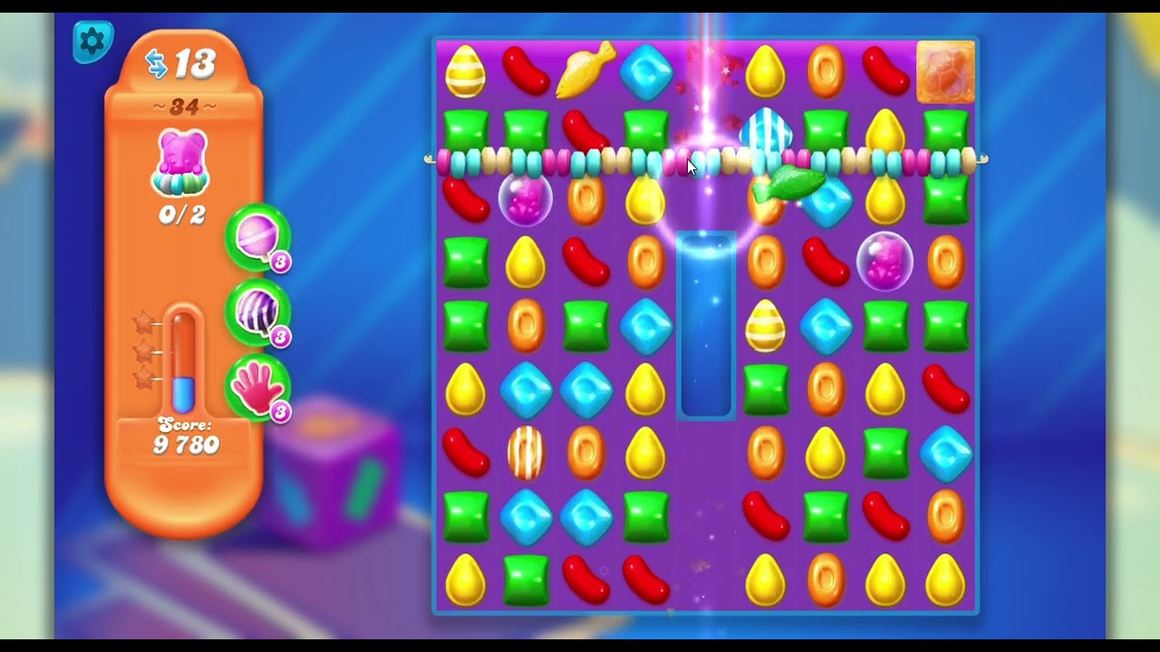 CANDY CRUSH SODA SAGA level 34