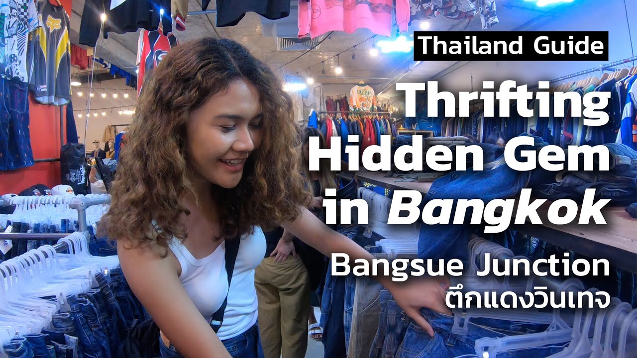Vintage Thrifting Hidden Gem in BKK • Bang Sue Junction | #ThailandGuide ตึกแดงวินเทจ