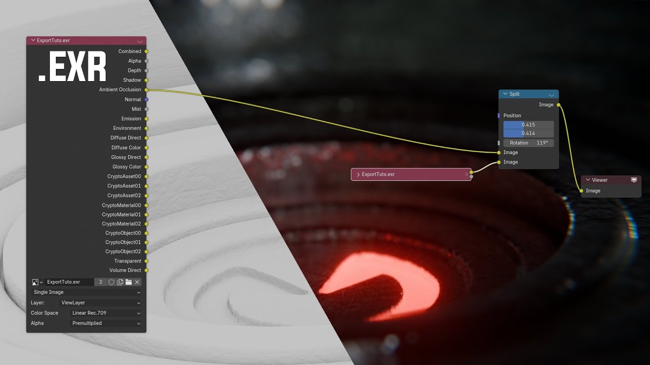 COMMENT ENREGISTRER UNE IMAGE EXR AVEC AOV avec Blender ? - La question de la semaine | Épisode 3