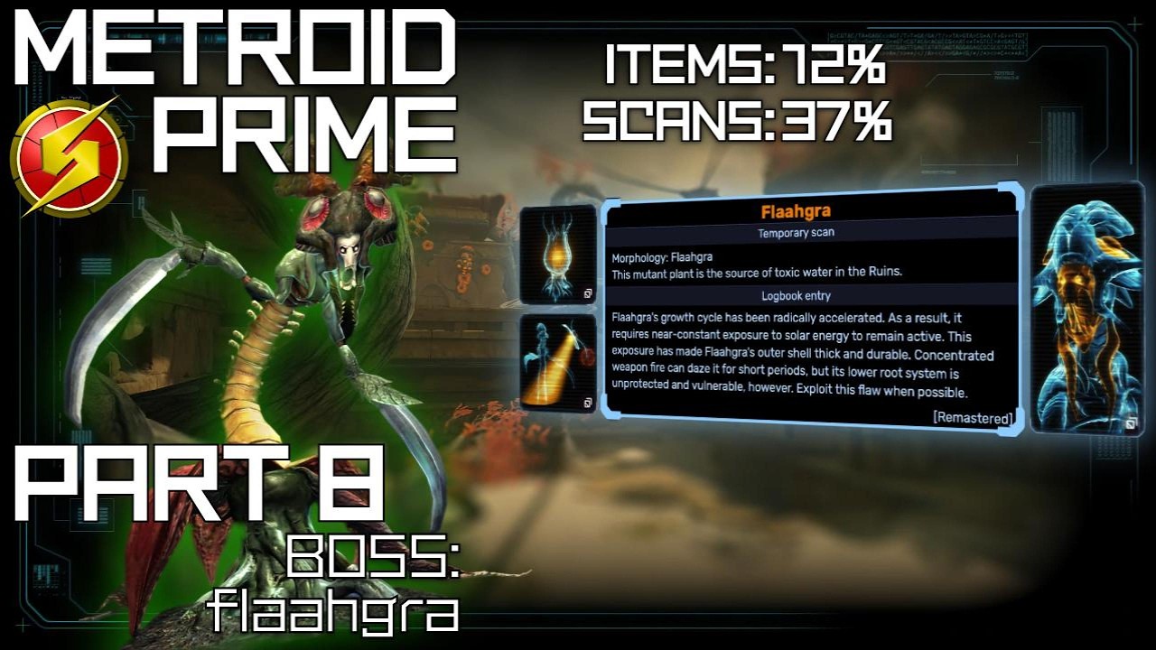 Metroid Prime RE Part 8 - Boss: Flaahgra