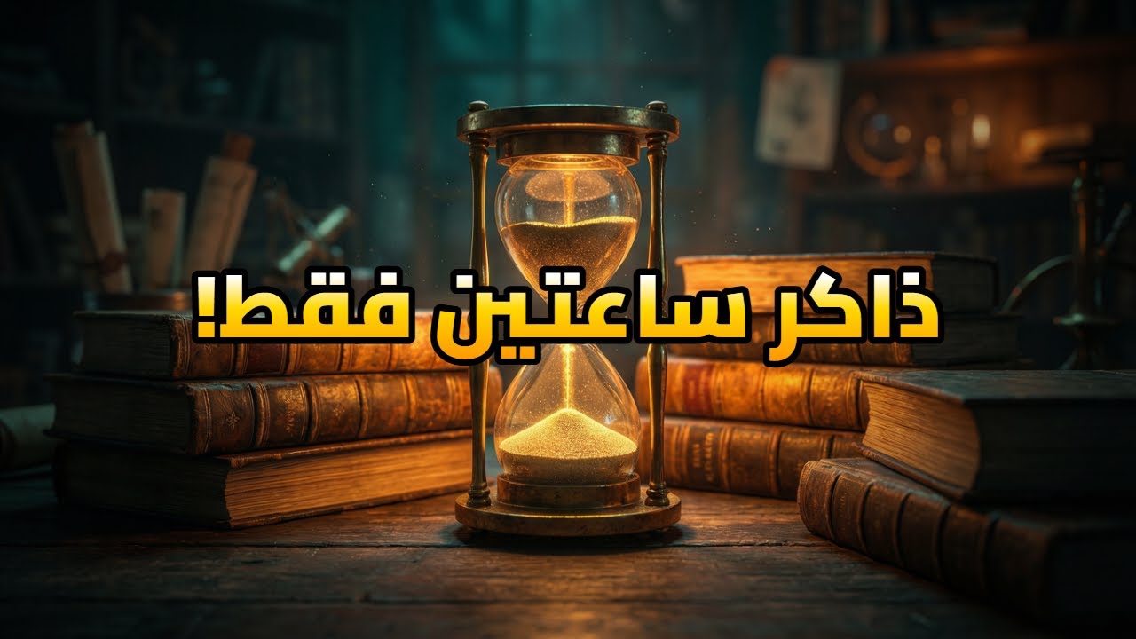 وداعاً للسهر والتعب! سر مذاكرة الساعتين الذي يخفيه الدحيحة 🤫📚