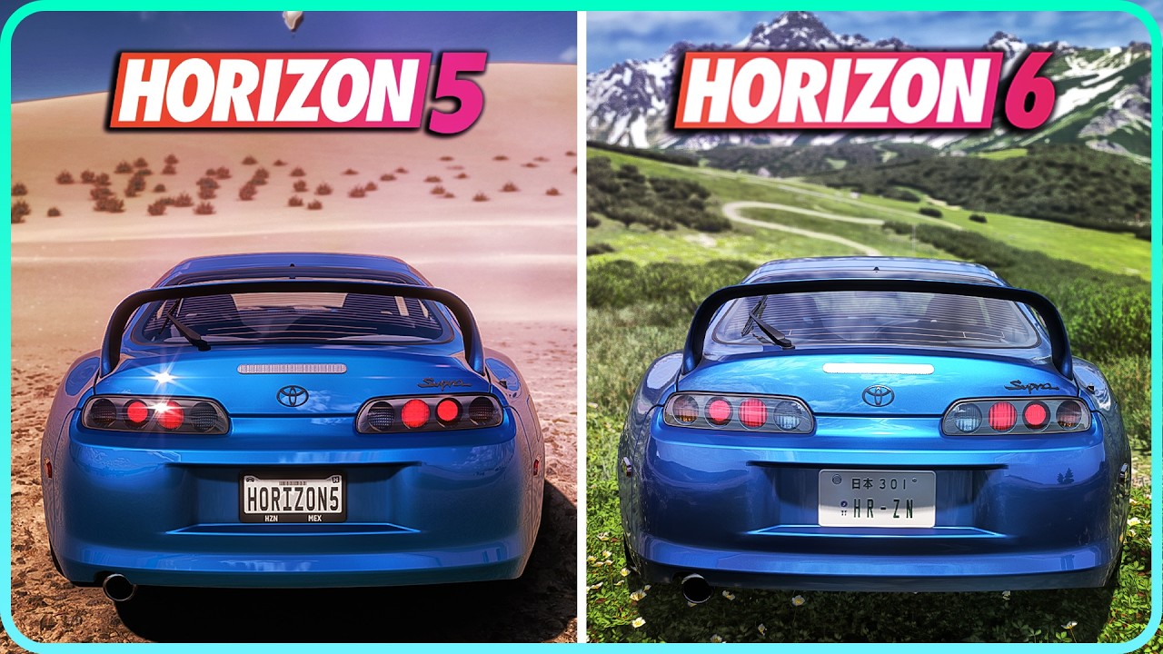 Forza Horizon 6 vs Forza Horizon 5 - Graphics and Details Comparison