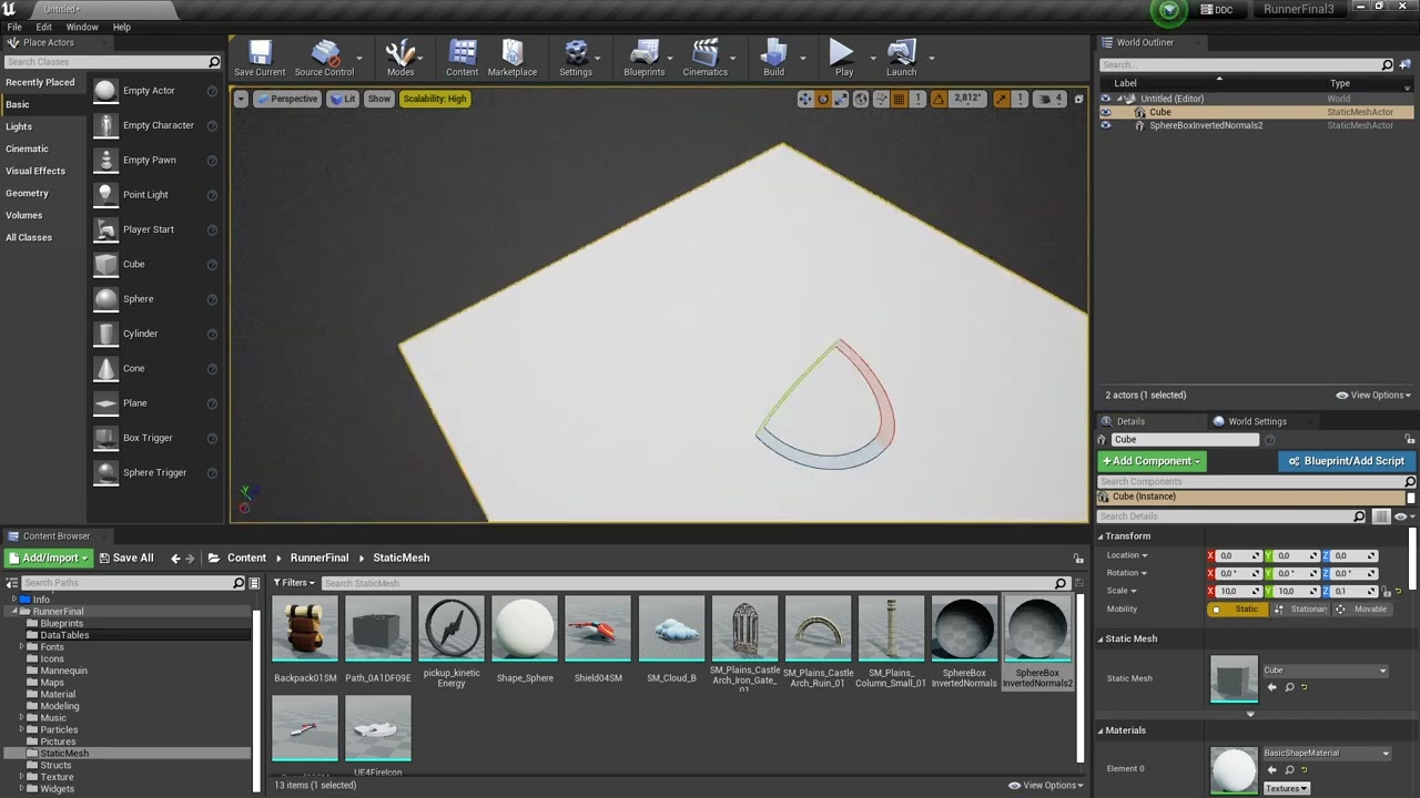 Unreal Engine 5 - UV SkySphere use - Video 3