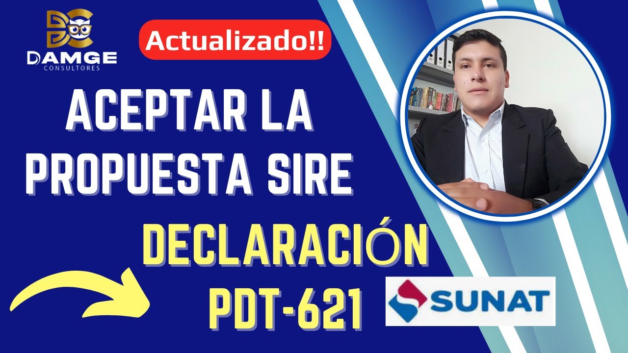 🔴DECLARACIÓN SIRE SUNAT 2024 |CASO REAL: Registro de Compras y Ventas | Declaración del PDT 621