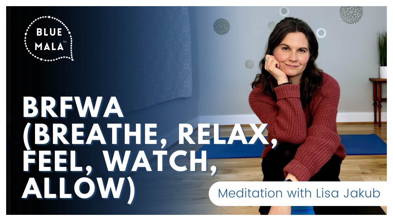 Meditation: BRFWA (breathe, relax, feel, watch, allow)