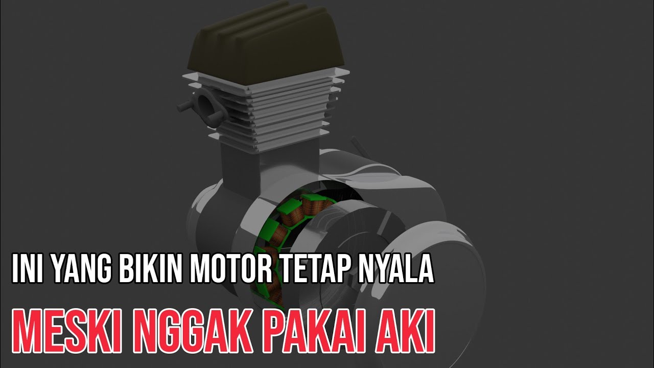 Rahasia Aki Motor Tidak Akan Habis Hingga Bertahun-Tahun | Cara Kerja Spul Pengisian