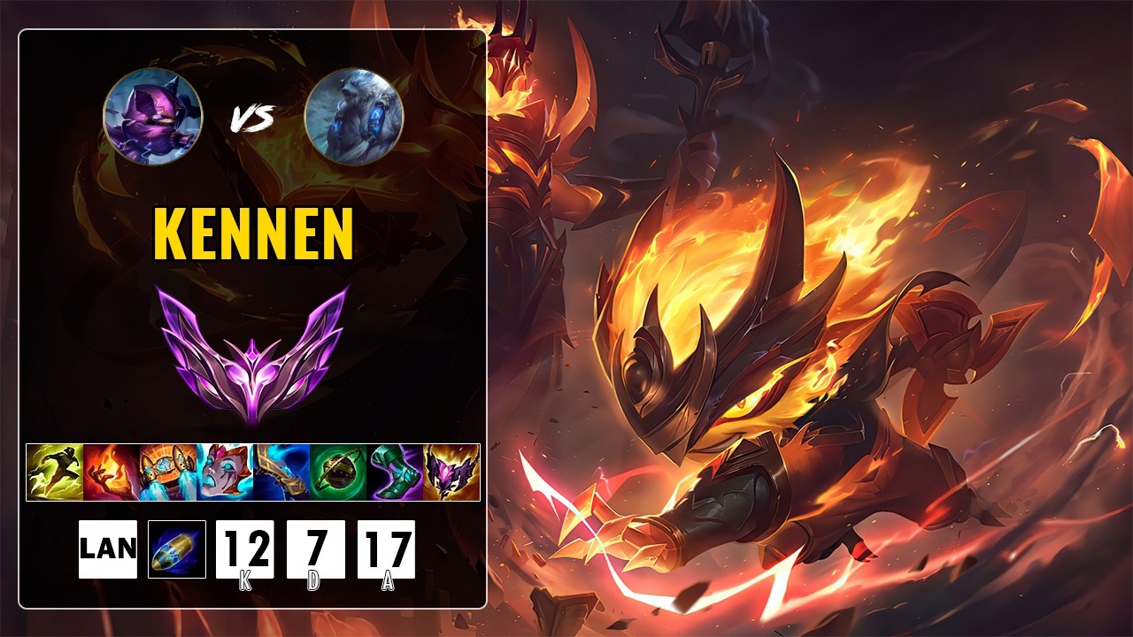 ⚡ KENNEN OTP: EL INFIERNO ELÉCTRICO CONTRA VOLIBEAR (12/7/17, 76% KP, DUELO DE OTPS)