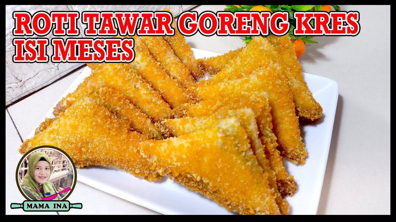 Roti Tawar Goreng Crispy  (Enak, Garing Diluar Tapi Lembut Didalam ada Coklat Meses Nya )
