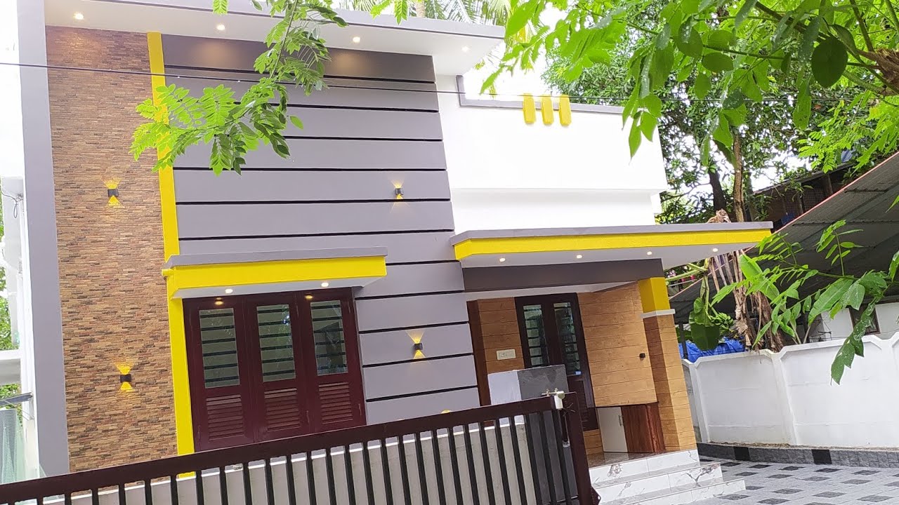 തൃശൂരിൽ മനോഹരമയ 2 bhk ഉള്ളിൽ നിന്ന് കോണി റൂം ഉള്ള പുതിയ വീട് / Thrissur 2 bhk ln side stair case