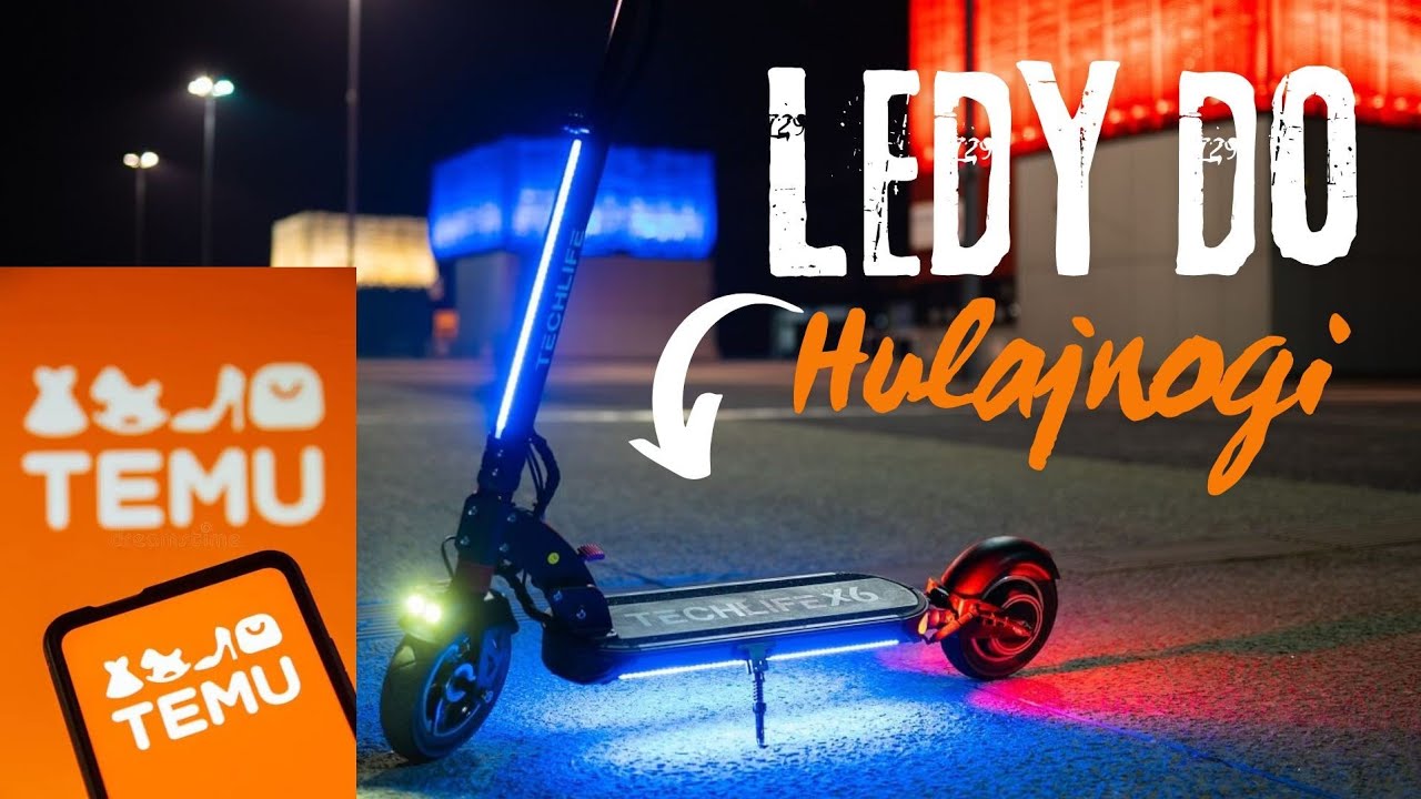 TEMU HAUL | Ledy i Różne Akcesoria do hulajnóg